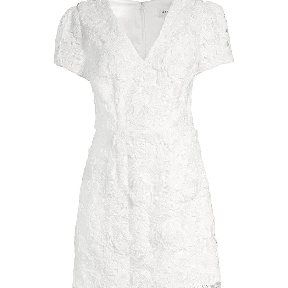 Milly atalie 3d floral lace dress